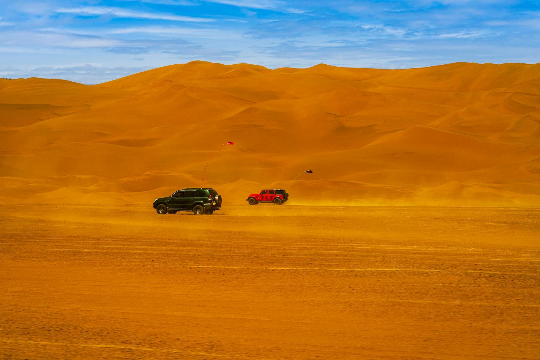 Toyota LandCruiser in the desert
